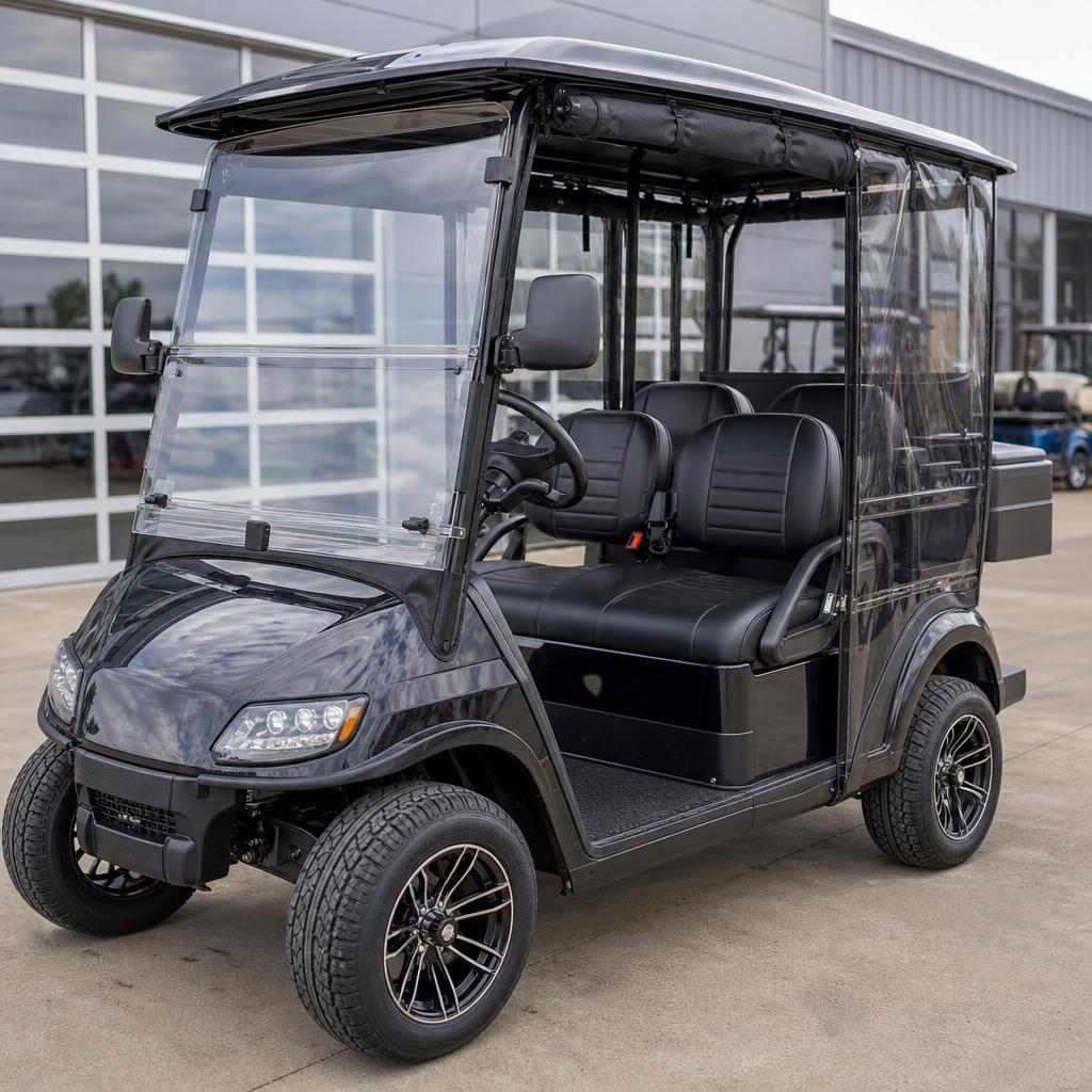 PTV dashboard and essential golf cart style vehicle features